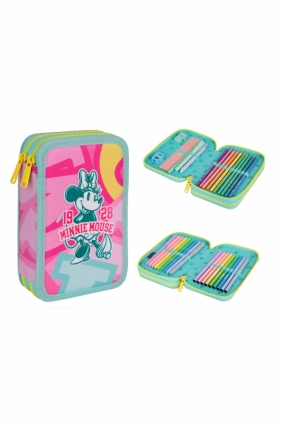 Coolpack, Piórnik podwójny z wyposażeniem Jumper 2 Disney Core - Minnie Mouse (F066775)