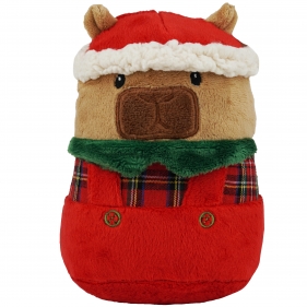 Maskotka - świąteczna kapibara, 15 cm