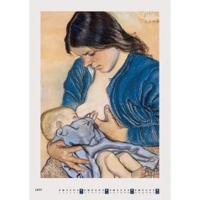 Kalendarz 2027 Stanisław Wyspiański A3 wzór 1 - Edyta Niemiec-Szywała