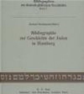 Biblio. zur Geschichte der Juden in Hamburg M. Studemund-Halevy