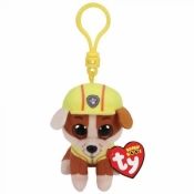 Brelok Beanie Babies Lic Soft Paw Patrol, 15 cm - Rubble 8,5 cm (41278)