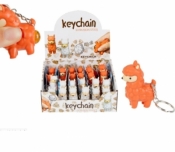 Brelok gumowy lama 6cm