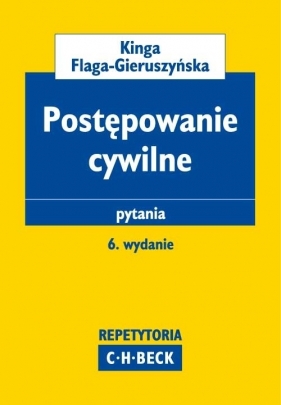 Postępowanie cywilne Pytania - Flaga-Gieruszyńska Kinga<br />