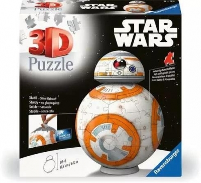 Ravensburger, Puzzle 3D 99: Kula - Star Wars BB8 (11578)