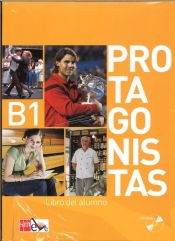 Protagonistas B1 Podręcznik + 2 CD - Sacrstan Enrique, Gaudioso Belen, Melero Pilar