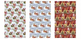 Papier ozdobny świąteczny - Gwiazdka, 200x70