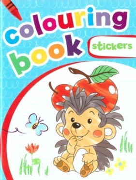 Colouring book z naklejkami. Niebieska - Opracowanie zbiorowe