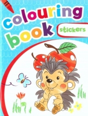 Colouring book z naklejkami. Niebieska - Praca zbiorowa
