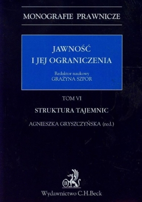 Jawność i jej ograniczenia Tom 6 Struktura tajemnic - <br />