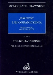 Jawność i jej ograniczenia Tom 6 Struktura tajemnic - <br />