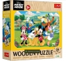  Puzzle drewniane 24 Mickey z przyjaciółmi TREFL