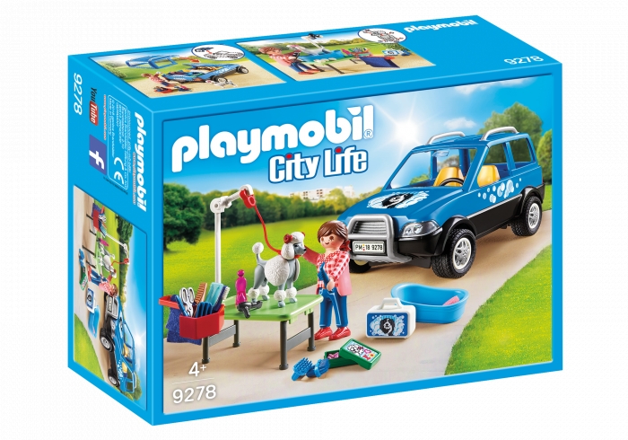 Playmobil City Life: Mobilny salon dla psów (9278)