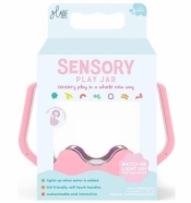 Słoik sensoryczny do napełnienia wodą różowy