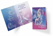 Karnet B6 3DS-003 Urodziny Elsa, Kraina Lodu