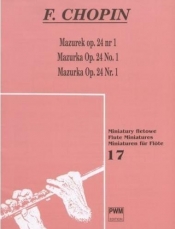 Mazurek op. 24 nr 1, MF na fortepian PWM - Chopin Fryderyk
