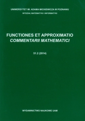 Functiones et Approximatio Commentarii Mathematici 51.2 - <br />