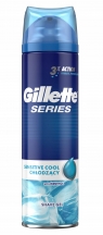 Gillette Series, chłodzący żel do golenia do skóry wrażliwej, 200ml