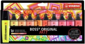 Zakreślacz Boss Original Arty 10 kolorów ciepłych