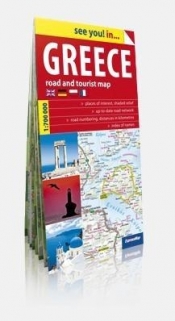 Grecja Mapa samochodowa 1:750 000 - Opracowanie zbiorowe