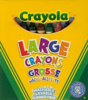 Kredki świecowe Crayola zmywalne 8 sztuk (0878)