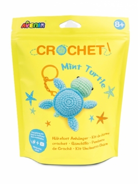 Stwórz własny breloczek szydełkowy - Miętowy żółw