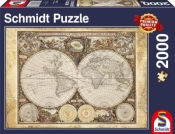 Puzzle PQ 2000 Historyczna mapa świata G3 - ABC
