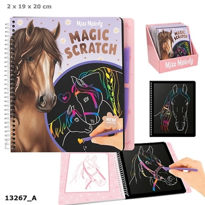 <img src='https://webimage.pl/pics/787/3/d4010070693787.jpg' style='height:440px' /> Zestaw kreatywny Magic Scratch Miss Melody 13267A