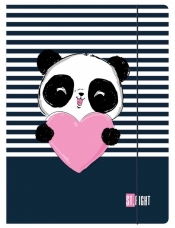Teczka z gumką A4 St.Right Love Panda
