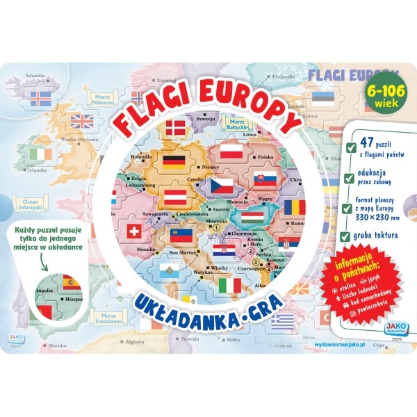 <img src='https://webimage.pl/pics/787/5/d5904405355787-2.png' style='height:440px' /> Flagi Europy. Układanka/gra