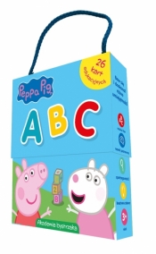 Świnka Peppa. ABC. Karty edukacyjne w pudełku z rączką - Monika Kiersnowska