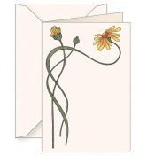 Tassotti Karnet B6 + koperta 5578 Żółty kwiat