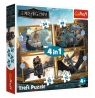 Puzzle 4w1 Smocze dni