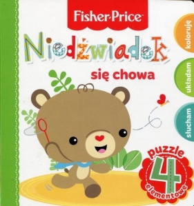 Fisher Price Puzzle Niedźwiadek się chowa - Anna Wiśniewska