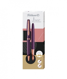 Zestaw Pelikan Jazz Noble Elegance Viola: Pióro Wieczne + Długopis