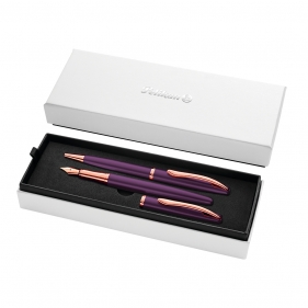 Zestaw Pelikan Jazz Noble Elegance Viola: Pióro Wieczne + Długopis