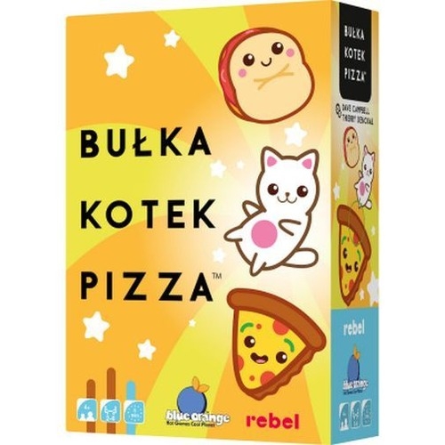 Bułka, kotek, pizza