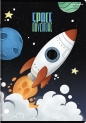 Zeszyt Top 2000 Space Adventure A5/16k linia podwójna kolorowa, 1 szt
