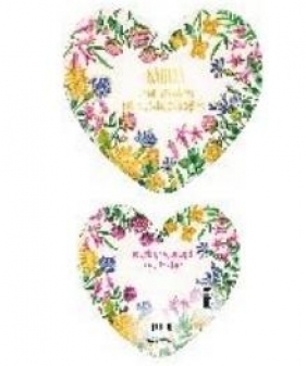 Laurka dwustronna Serce Babcia - Ogródek Babci