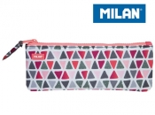 Piórnik MILAN płaski mały GEO róż