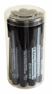 Marker permanent M czarny op 12szt. (212072)