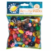 KORALIKI DREWNIANE MIX CRAFT PLANET 100 G BPZ-DP CRAFT