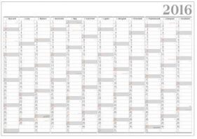Kalendarz 2016 Biurowy Planer