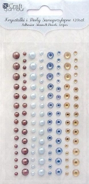 Kryształki i perły samoprzylepne 120 szt Azure & Spice - Praca zbiorowa