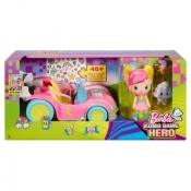 Barbie w Świecie Gier. Pojazd i mini figurki (DTW18)
