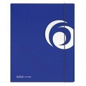Teczka A4 XL twarda z gumką intense blue