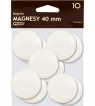 Magnesy Grand 40 mm biale op. 10 sztuk GRAND