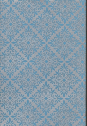 Papiery ozdobne Silver barok - błękitne 20x29 cm 10 arkuszy