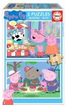 Puzzle 2x25 Świnka Peppa (drewniane) G3