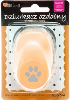 Dziurkacz ozdobny 2,5 cm łapa (JCDZ-110-084)