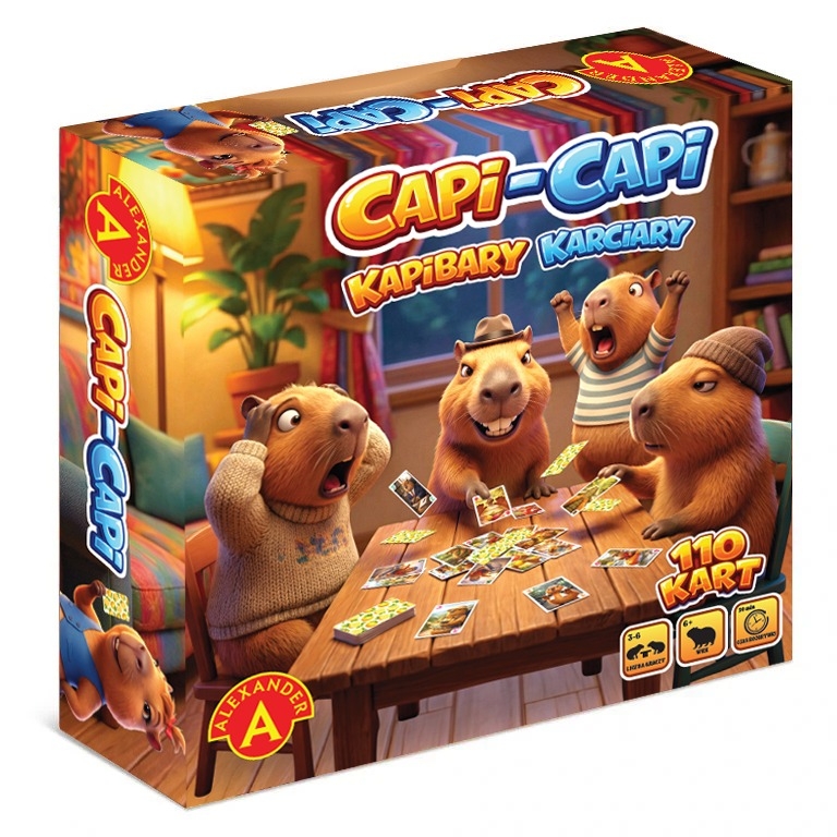 Capi-Capi Kapibary Karciary  - rodzinna gra karciana